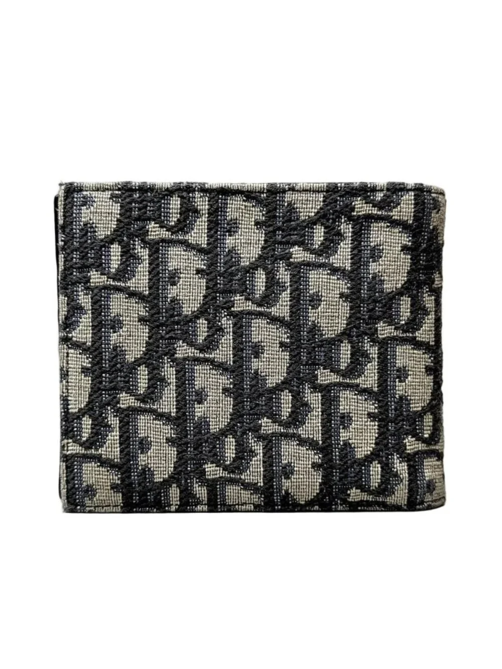 Dior Oblique Bifold Wallet Blue